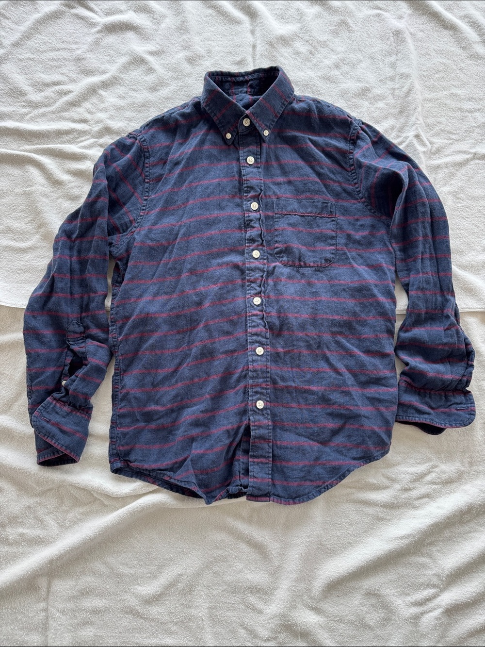 Abercrombie and Fitch striped linen shirt
